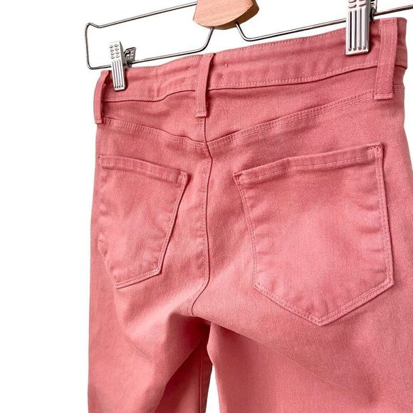 L’AGENCE Margot High Rise Skinny Jeans in Dusty Rose Size 24 - Picture 7 of 12